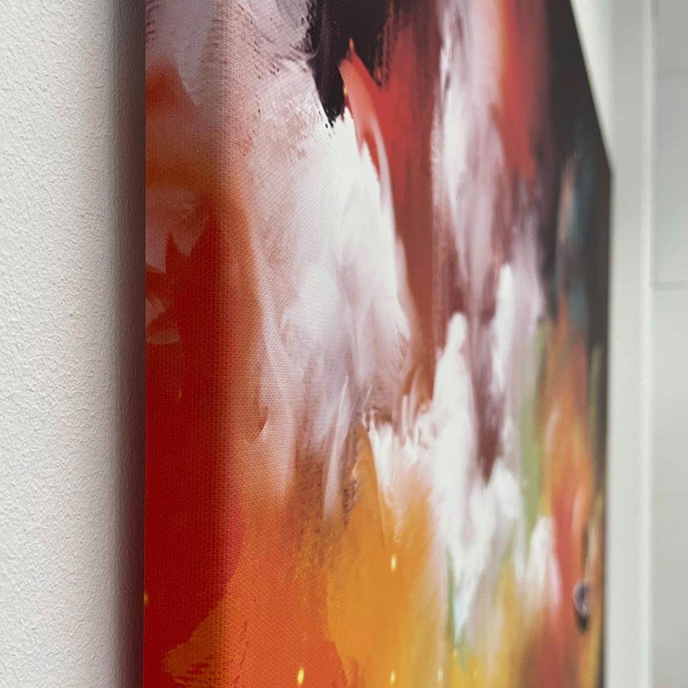 Leinwandbild "Mann im All" Detailansicht