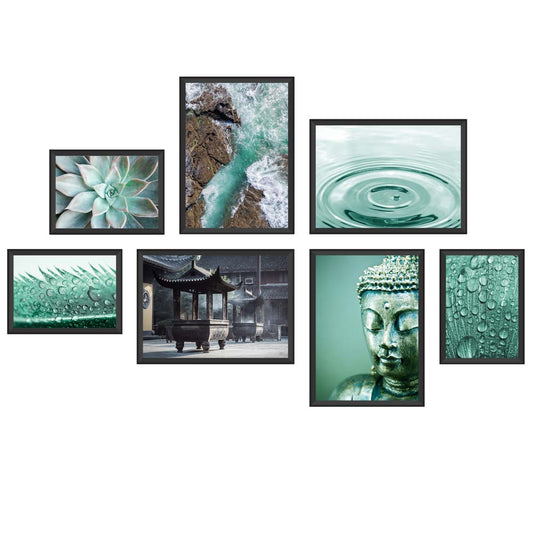 Poster-Set "Meditation Yoga" Hauptansicht Vorderseite