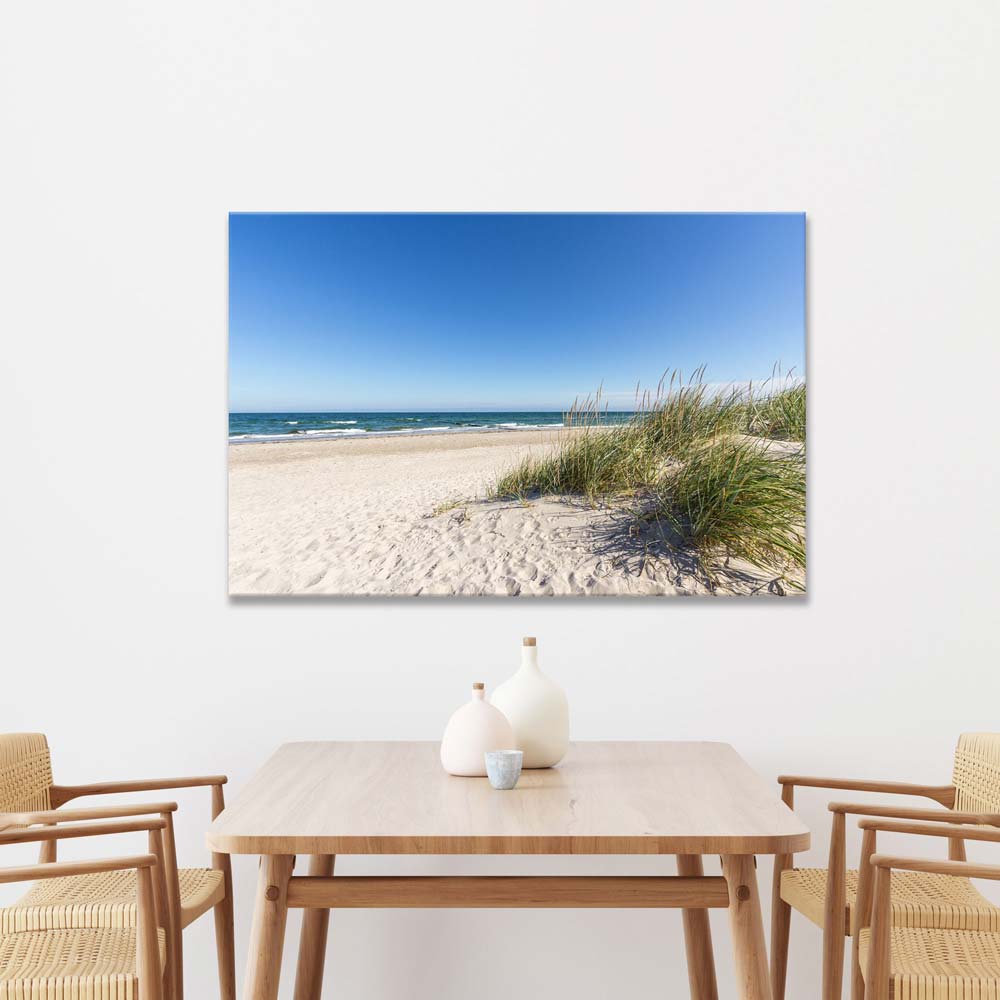 Leinwandbild "Strand Ostsee" über essgruppe