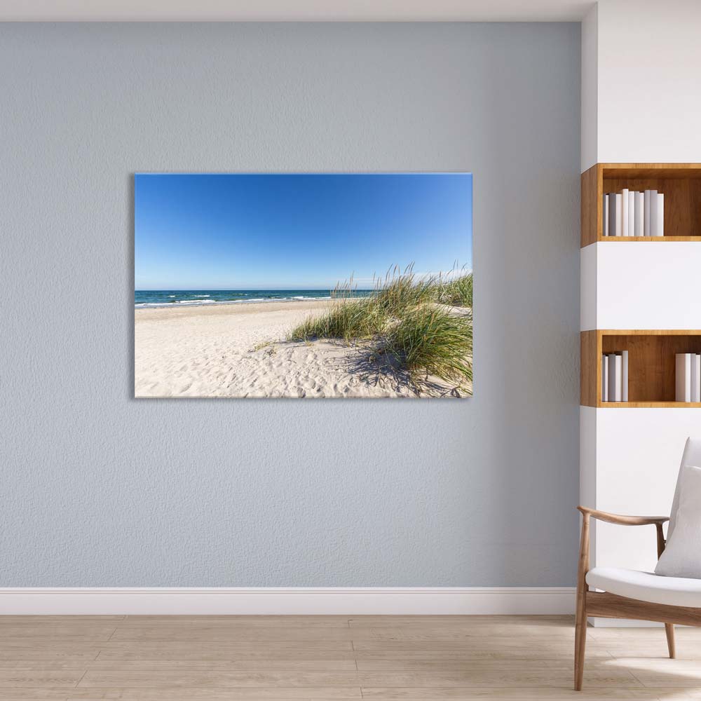 Leinwandbild "Strand Ostsee" Arbeitszimmer