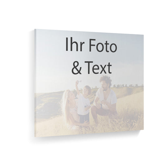 Leinwand selbst gestalten mit Foto und Text 3:2 Hauptbild