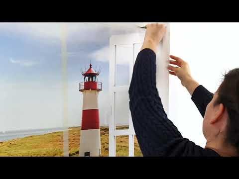 Guide zur Anbringung von Wandaufklebern