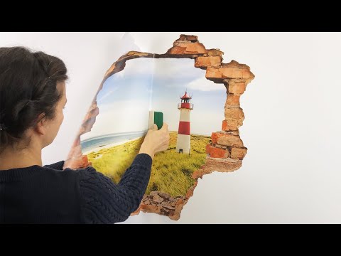 Wandtattoos mit eigenem Foto 3d Cooles Bild Wandtattoo gestalten