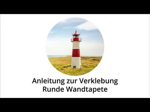 Anleitung zur Verklebung eines Wandtattoos